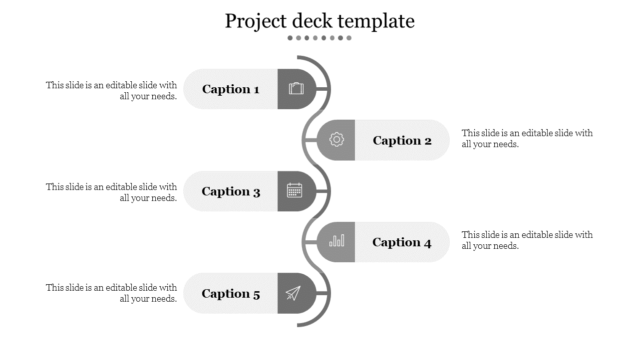 Free - Customizable Project Deck Template For Presentation